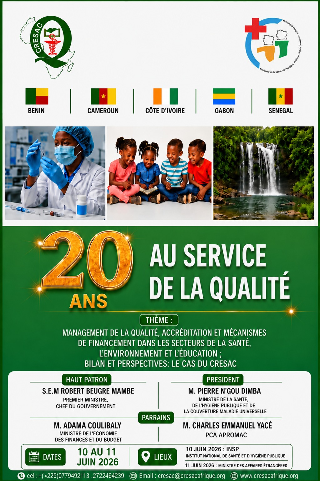 affiche20 ème anniversaire CRESAC